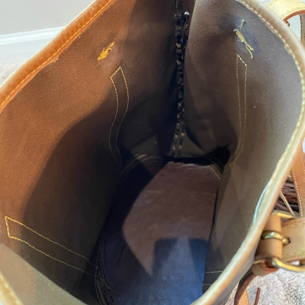 Vintage Boho Chic LV Bucket Bag W/Fringe - Picture 5 of 7